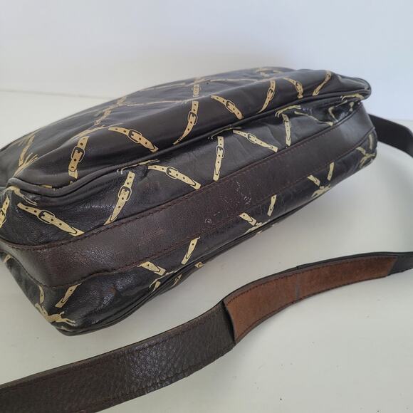 Longchamp Paris Signature Geniue Leather Brown Zip Shoulder Bag Purse Medium - Picture 10 of 13